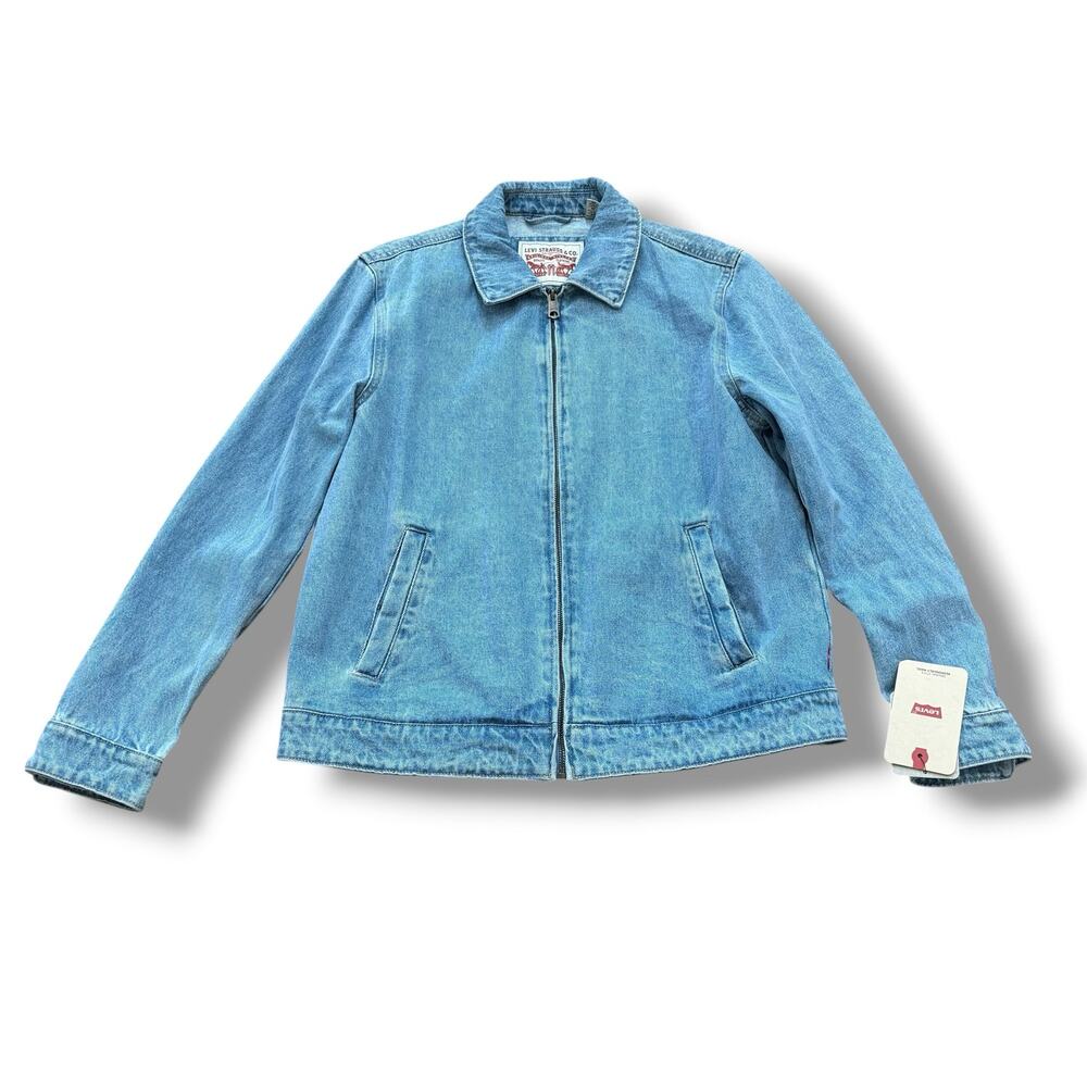 Levi's Men's Zip Front Denim Jacket Classic Size M NWT $248 LM5RC636